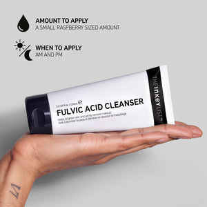 Instructions on how to use Fulvic Acid  Cleanser