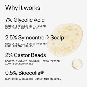 Ingredients in Glycolic Acid Exfoliating Scalp Scrub