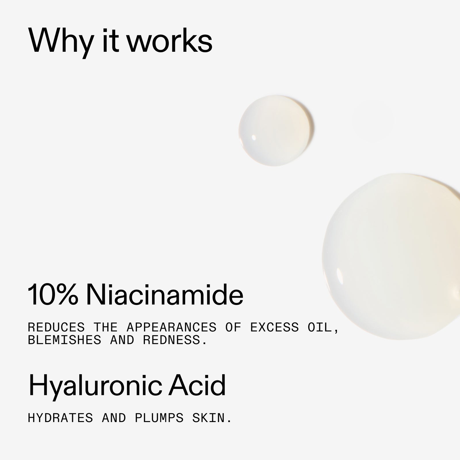 Ingredients in Niacinamide Serum