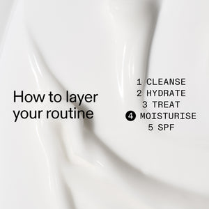 how to. layer Omega Water Cream in your routine