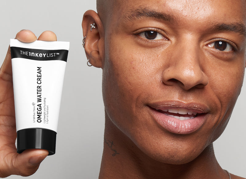 Model using The INKEY List as part of their everyday skincare routine