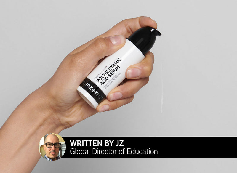 Polyglutamic Serum hand shot