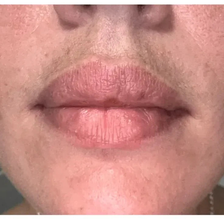 close up of someoones mouth