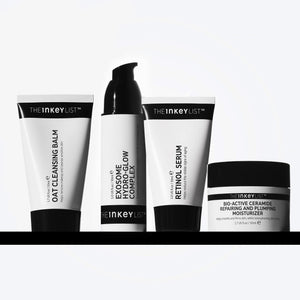 Intro Routine for Anti-Aging on black shelf 