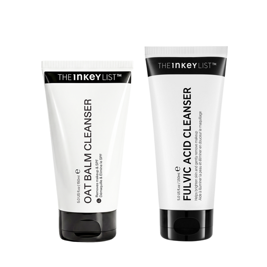Two tubes of The Inkey List cleanser on a white background