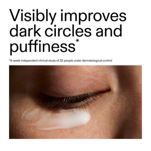 Key claim from clinical trial from customer using Caffeine Eye Cream