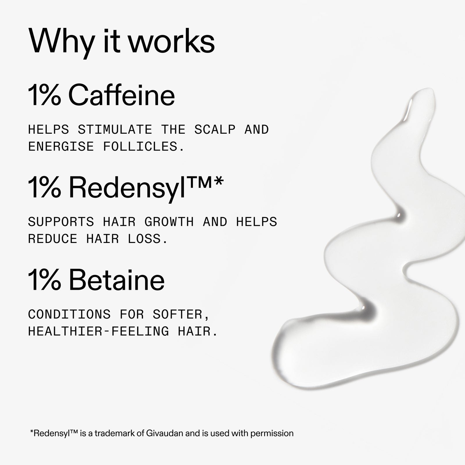 Ingredients in Caffiene Scalp Treatment