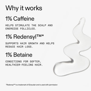 Ingredients in Caffiene Scalp Treatment