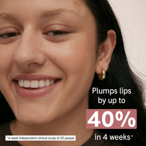 Tripeptide Lip Key claim, plumps lips up to 40% in 4 week* *4 week independent clinical study on 20 people