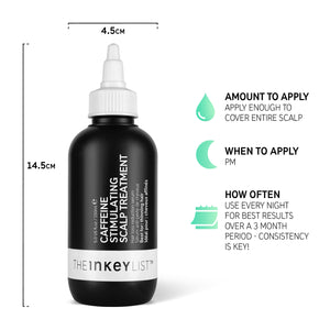 How to use Caffeine stimulating scalp treatment
