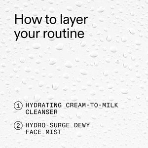 How to layer 1. Cleanser 2. Mist