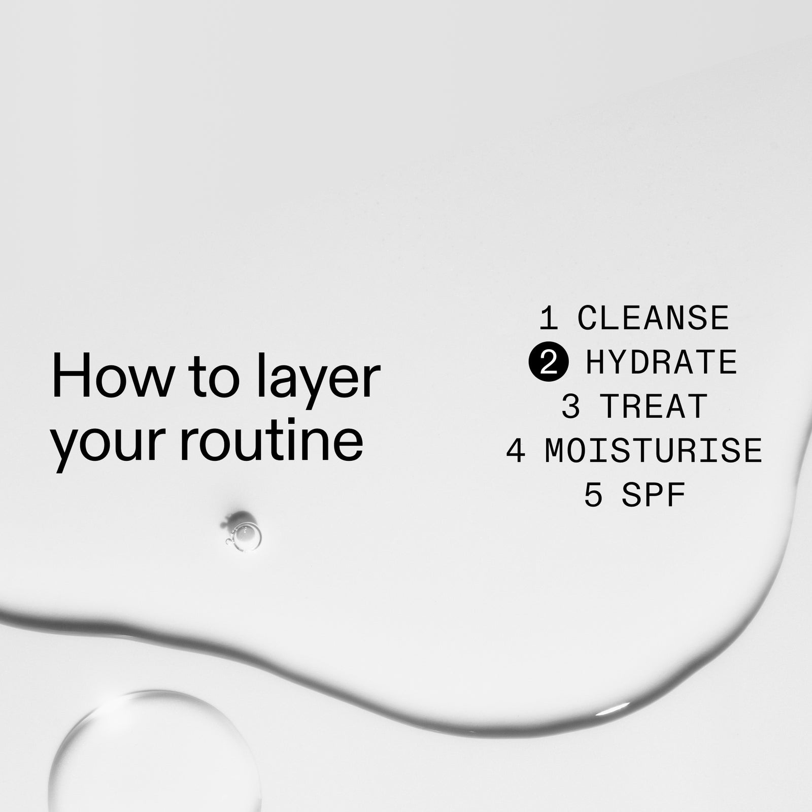How to layer Hyaluronic Acid Serum