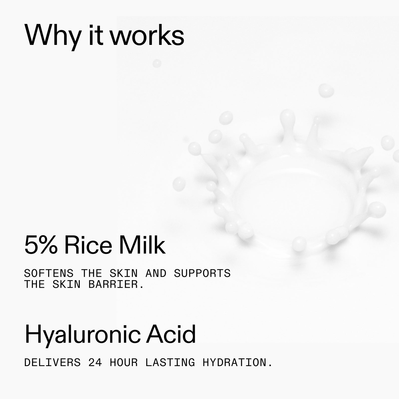 Ingredients in Milk Cleanser 
