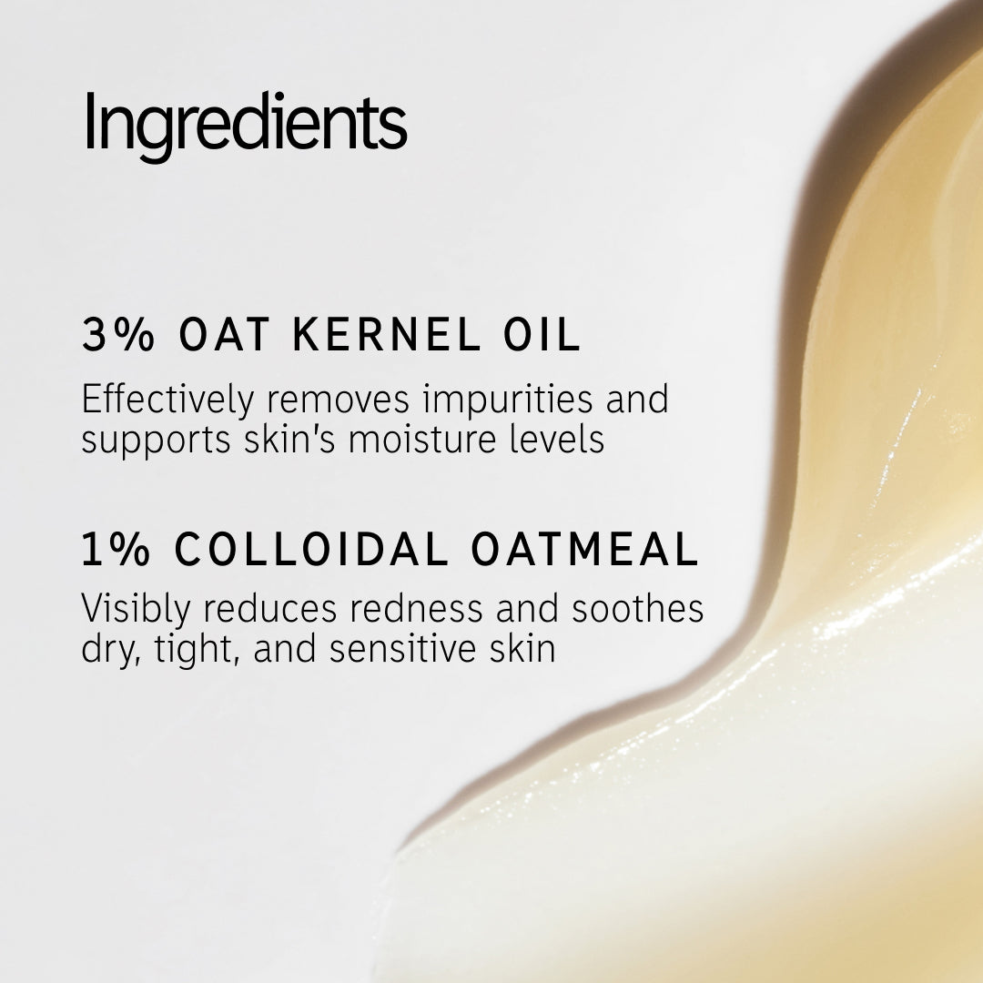 Key ingredients: 3% oat kernel oil, 1% colloidal oatmeal