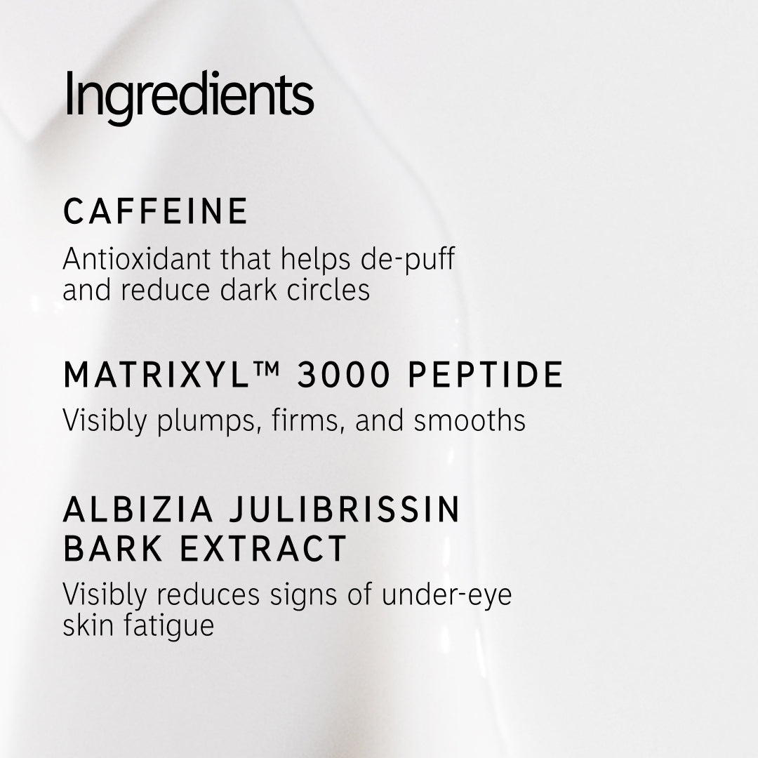 Key ingredient for caffeine eye cream 