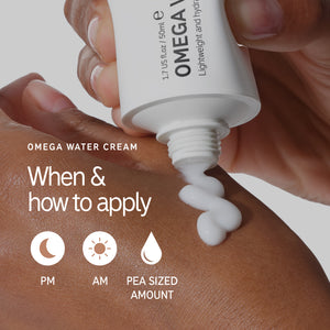 When and how to apply Omega Water Cream