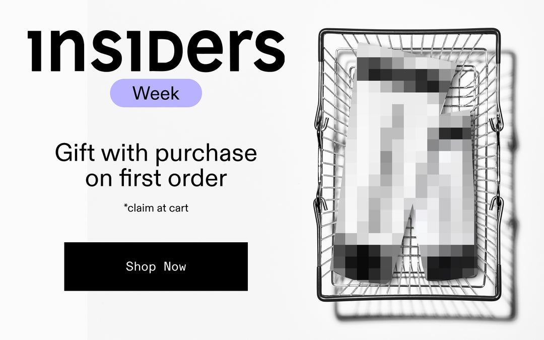 Promotional graphic for 'Insiders Week' with a shopping basket graphic and text.