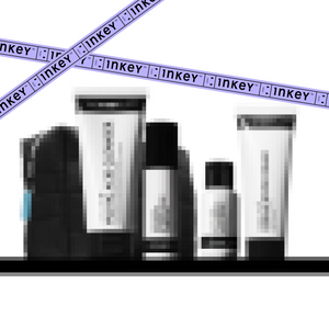 Collection of Inkey Line skincare products on a white background with brand name overlay.