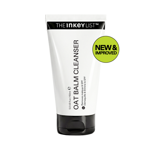 Tube of The Inkey List Oat Balm Cleanser on a white background