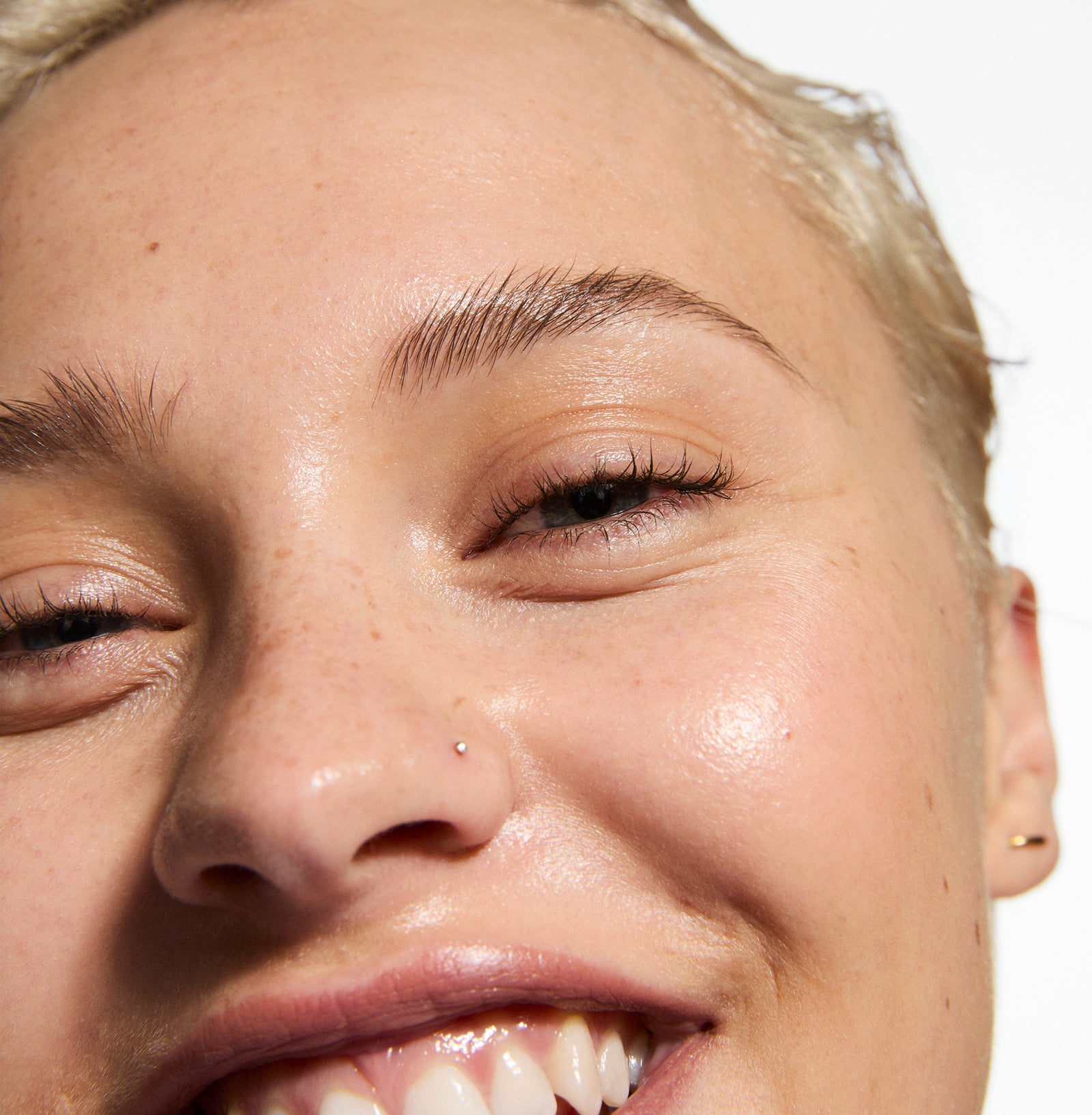 Close-up of a persons face