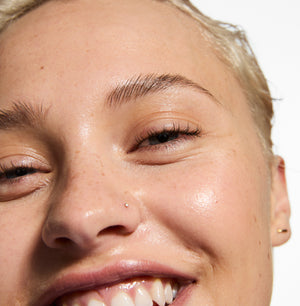 Close-up of a persons face