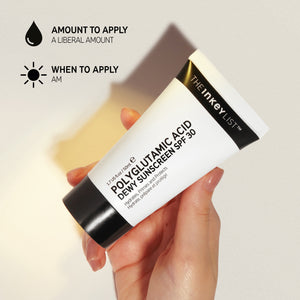Dewy SPF amount to apply: Liberal Amount, When to apply: AM & PM