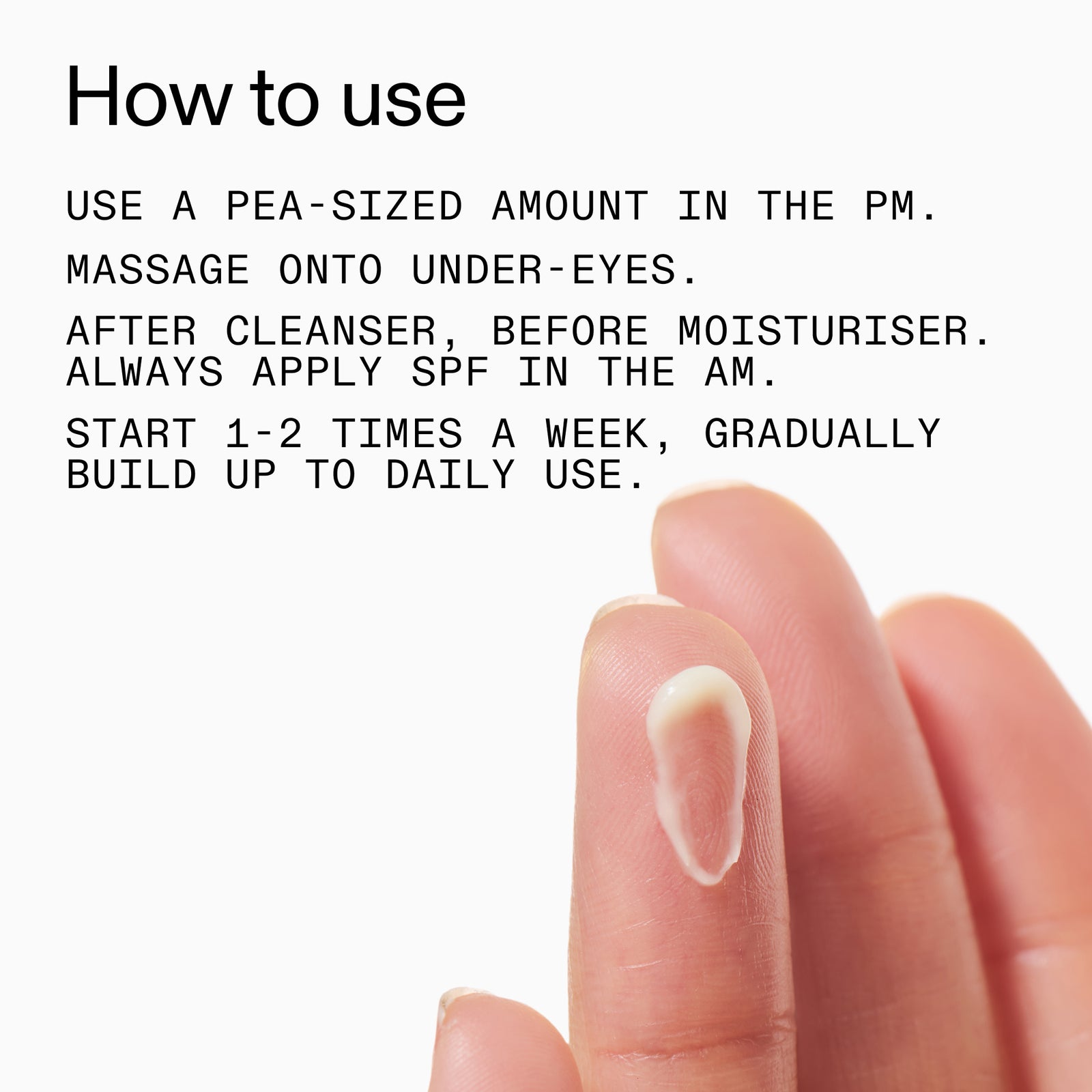 How to use  Retinol Eye Cream