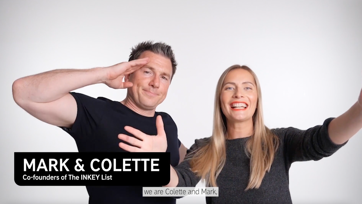 Image of Mark and Colette, founders of The INKEY List