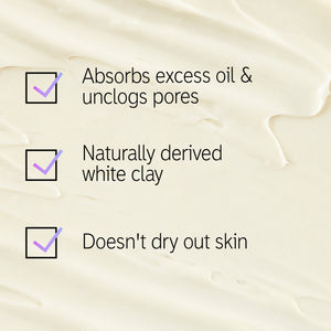 Kaolin Clay Mask Ingredient benefit checklist